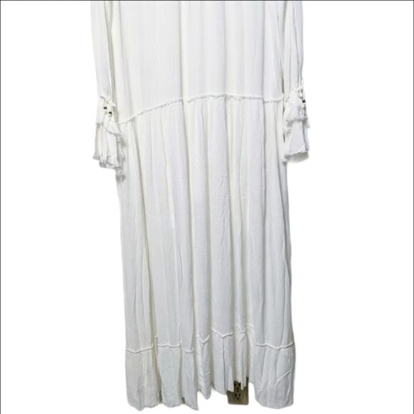 NWT FREE PEOPLE Sweet Darlin Maxi Dress Ivory M - Picture 9 of 10